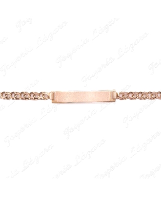 ESCLAVA ORO 18KT OCASION +COLGANTE HERRADURA, HUNGARINA 19CM