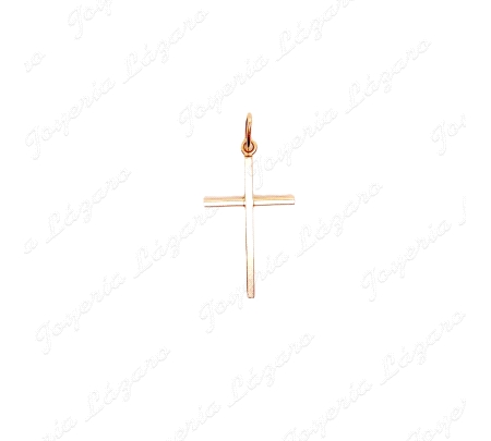 CRUZ ORO 18KT OCASION SIN CRISTO CUADRADA