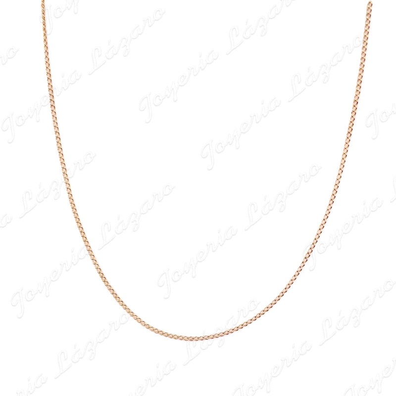 CADENA 75 CM. ORO 18KT OCASION BARBADA 2MM