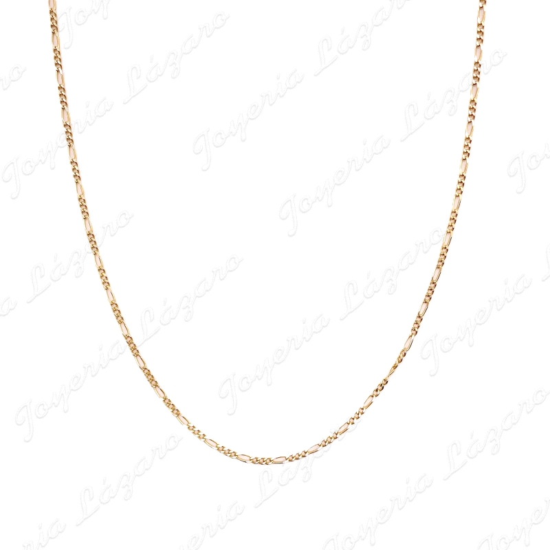 CADENA 65 CM. ORO 18KT SEMINUEVA 3X1 2MM MACIZA