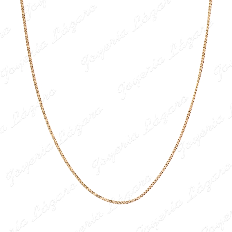 CADENA 65 CM. ORO 18KT OCASION BARBADA 2MM