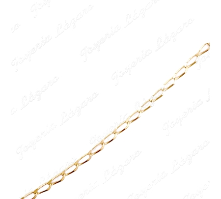 CADENA 65 CM. ORO 18KT OCASION BARBADA 2MM