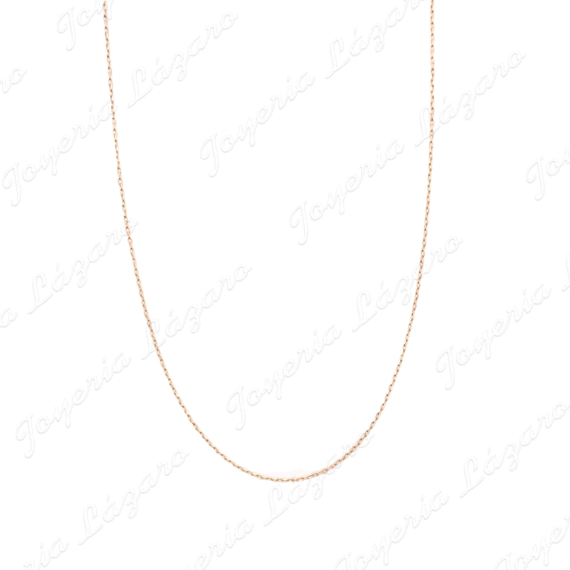 CADENA 60 CM. ORO 18KT OCASION FORZADA LIGERA 1MM