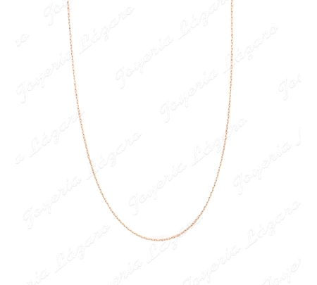 CADENA 60 CM. ORO 18KT OCASION FORZADA LIGERA 1MM