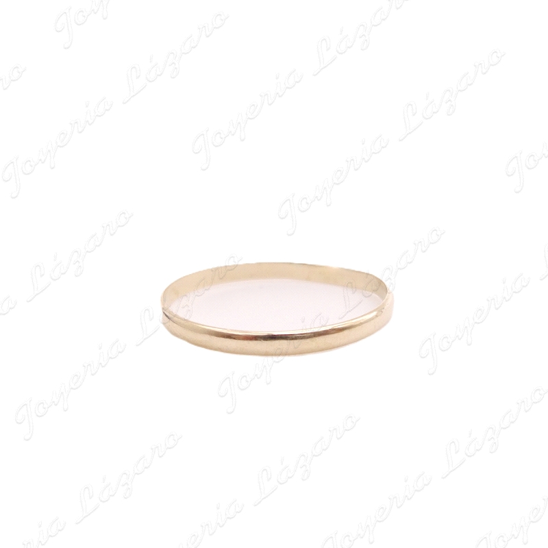 ALIANZA ORO 18KT OCASION 2.5MM 1/2 CAÑA