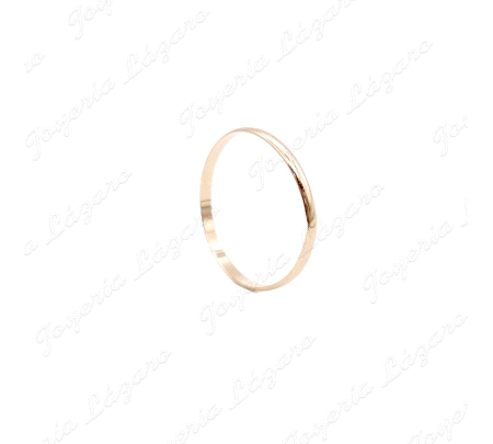 ALIANZA ORO 18KT OCASION 2.5MM 1/2 CAÑA