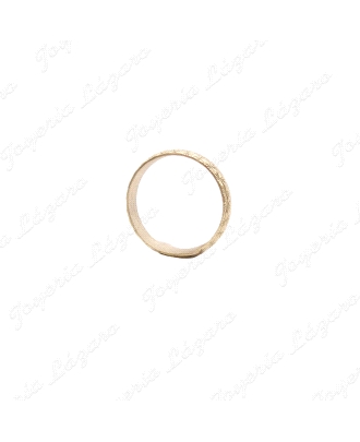 ALIANZA ORO 18KT OCASION FACETADA TALLADO ESTRELLITAS