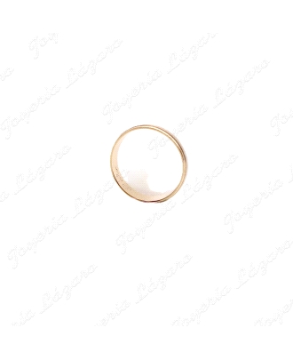 ALIANZA ORO 18KT OCASION 4MM 1/2 CAÑA BANDA CENTOR ANTES BL