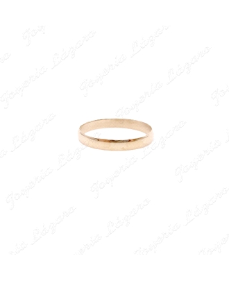 ALIANZA ORO 18KT OCASION 1/2 CAÑA 3MM