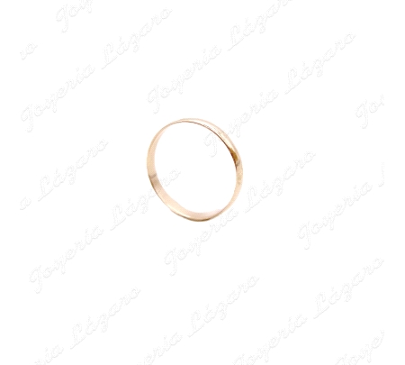 ALIANZA ORO 18KT OCASION 1/2 CAÑA 3MM