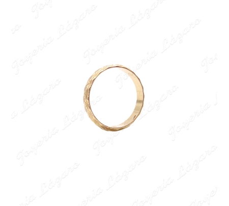 ALIANZA ORO 18KT OCASION 4MM TALLADA