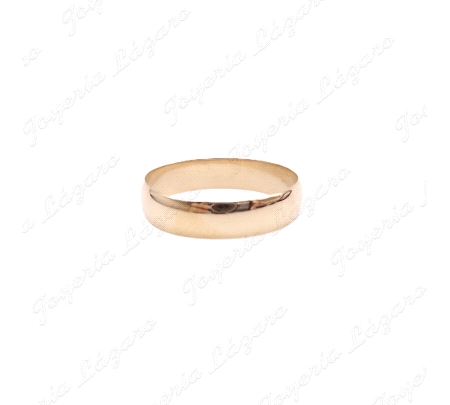 ALIANZA ORO 18KT OCASION 1/2 CAÑA 5MM