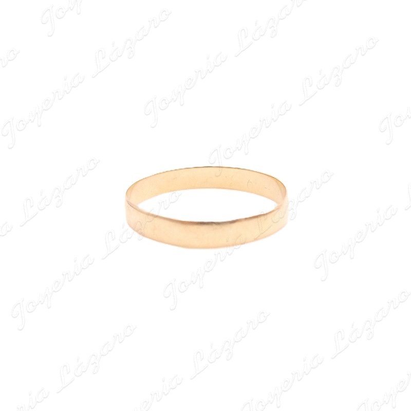 ALIANZA ORO 18KT OCASION 1/2 CAÑA 4MM