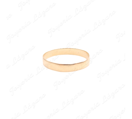 ALIANZA ORO 18KT OCASION 1/2 CAÑA 4MM