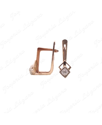 PEND. ORO 14KTS USADO HILO CUADRADO C. CAT.+CIRCO