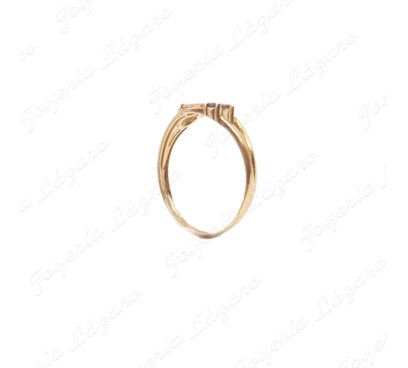 SORTIJA ORO 18 KTS MULTICOLOR CIRCONITAS