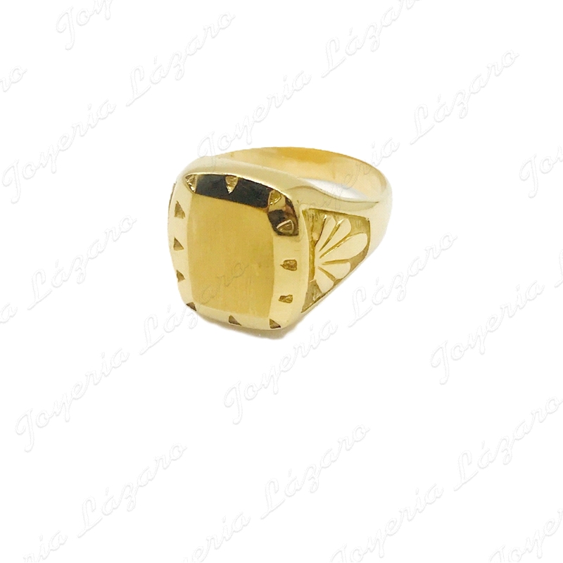 SELLO 18KT CAB. CUADRADO