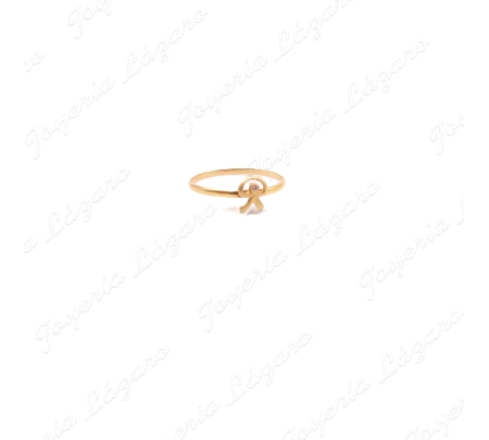SORTIJA 18KTS PEQ. INDALO