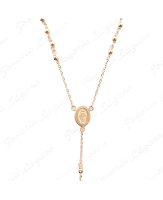 ROSARIO ORO 18 KTS LIGERO BOLA 2MM