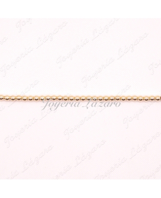 ORO 18 KTS PULSERA BOLAS
