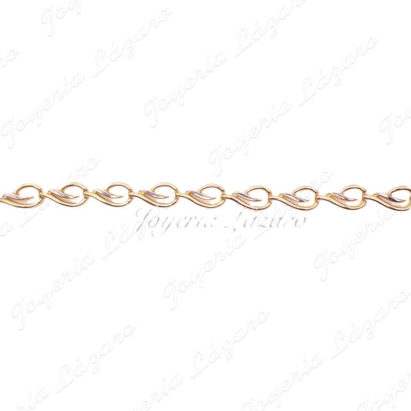 PULSERA 18KTS SRA. BICOLOR