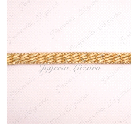 PULSERA ORO  18KTS SRA. PRINCESA TUPIDA