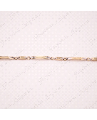 PULSERA SRA. 18KTS BICOLOR