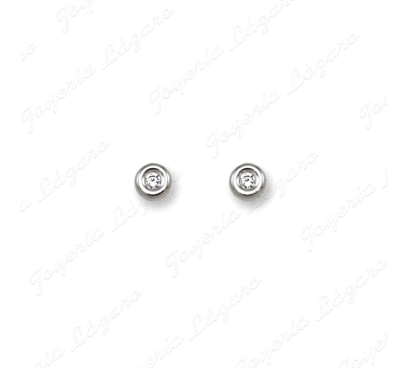 PEND. TORN. ORO BLC. 18 KTS DONUTS CIRCO CENTRO