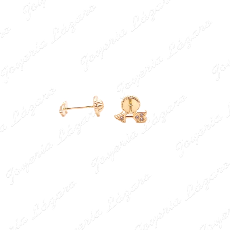 PEND. TORN. ORO 18 KTS FLECHA CIRCO 7.5MM