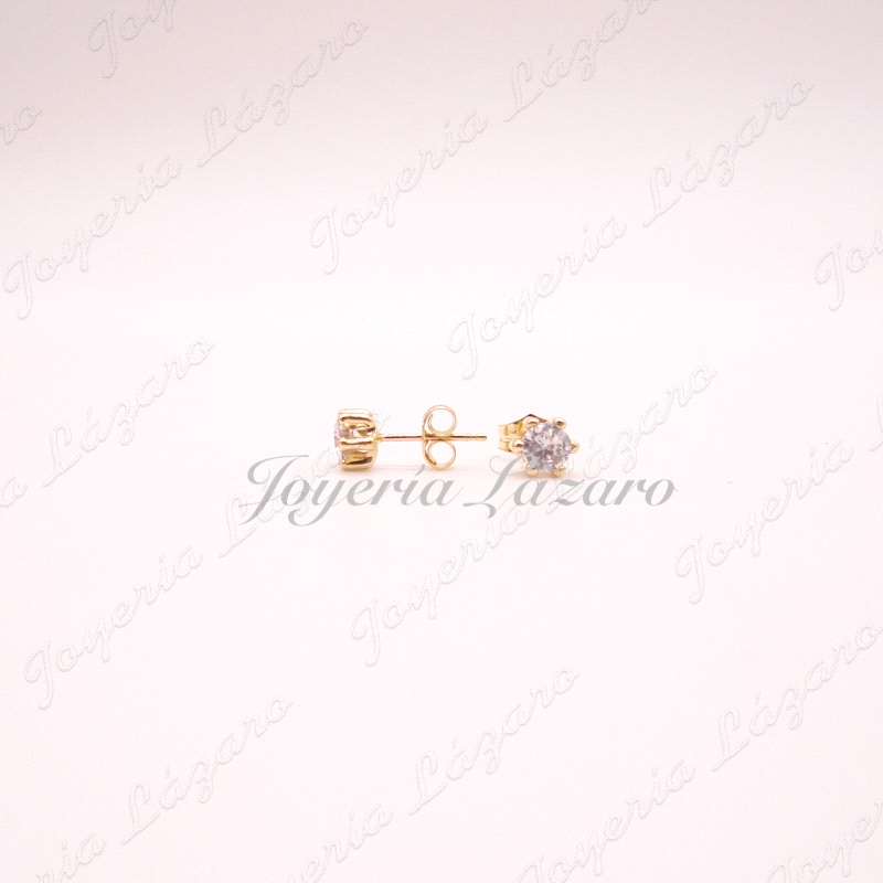 ORO 18 KTS PEND. PRES. CIRCO 4MM /6GARRAS