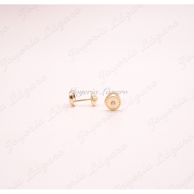 ORO 18 KTS PEND. REDONDO 1 CIRCO TORNILLO