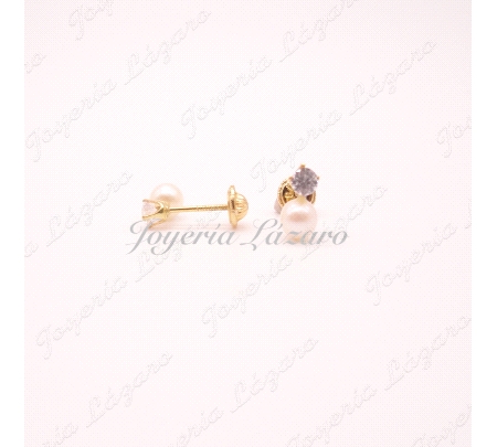 ORO 18 KTS PEND. TORN. PERLA +CIRCO TUYY