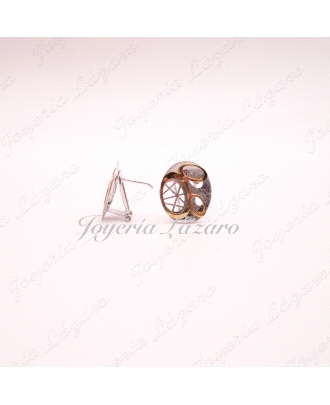 PEND. 18KT BIC. OVAL OMEGA