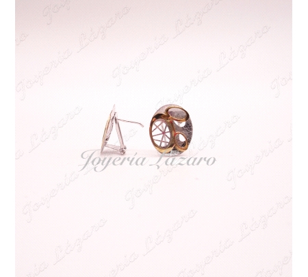 PEND. 18KT BIC. OVAL OMEGA