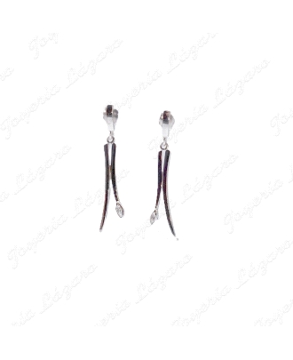 PEND. 18KTS BL. LARGO PRES. 2 BANDAS