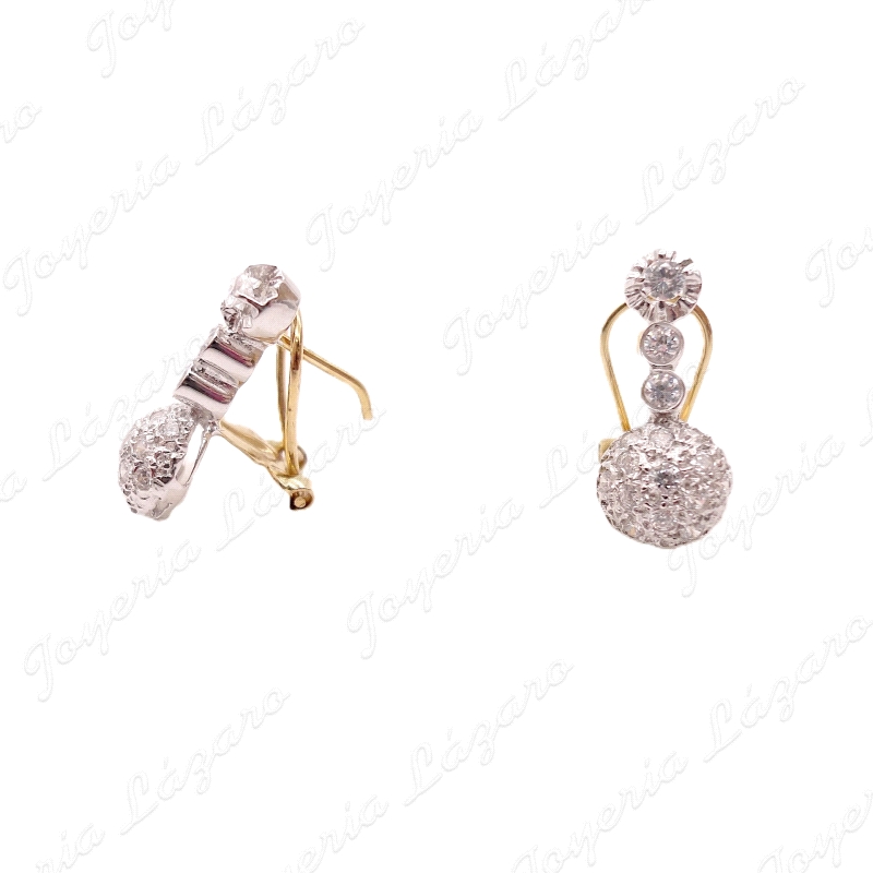 PEND. 18KTS BL. OMEGA CIRCO NOVIA