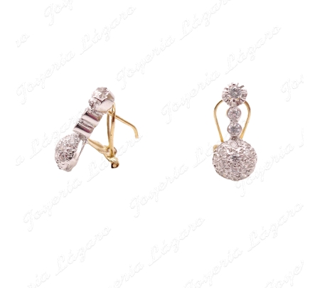 PEND. 18KTS BL. OMEGA CIRCO NOVIA