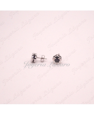 PEND. 18KTS BL. PRES.FLOR+AMATISTA