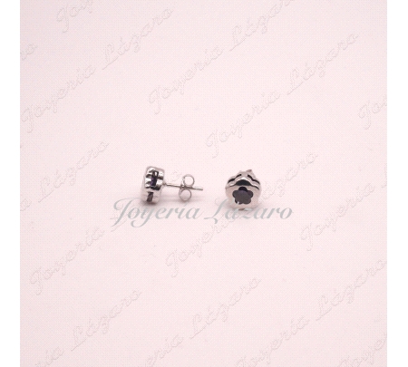 PEND. 18KTS BL. PRES.FLOR+AMATISTA