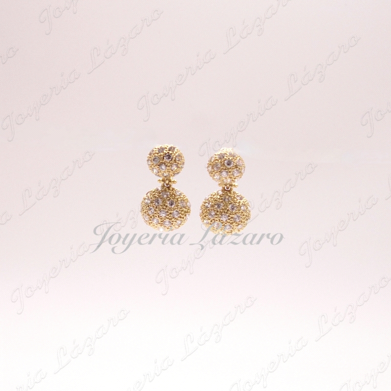 PEND. 18KTS PRES. 2 MEDIAS BOLAS