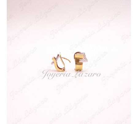 PEND. 18KTS OMEGA BICOLOR CIRCO.