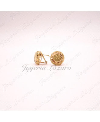 PEND. 18KTS OMEGA MONEDAS PAREJA ENAMORADOS