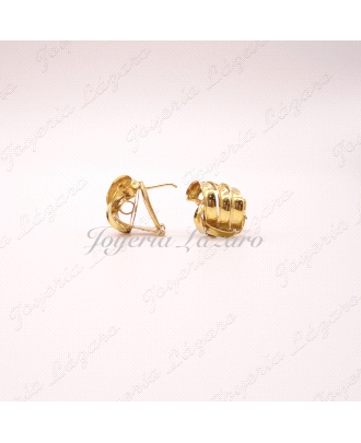 PEND. 18KTS OMEGA TRENZADO