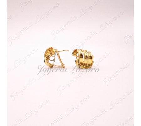 PEND. 18KTS OMEGA TRENZADO