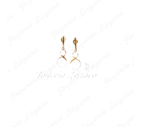 PEND. LARGOS ORO 18 KTS PALO + OCHO