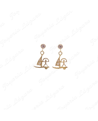 PEND. 18KTS LARGOS INDALO SOBRE TABLA SURF