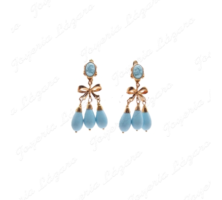 ORO 18 KTS PEND. CORAL 3CHUPONES SIN LAZ