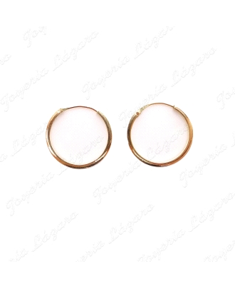 PEND. AROS ORO 18 KTS 1.5MMX25INT TUBO