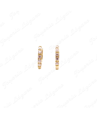 PEND. AROS ORO 18 KTS 2MM X1 INT. MICROCIRCO ENGASTE C. BISAGRA