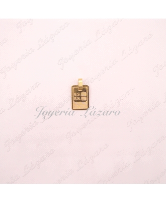 PLACA 18KTS CUADRADA